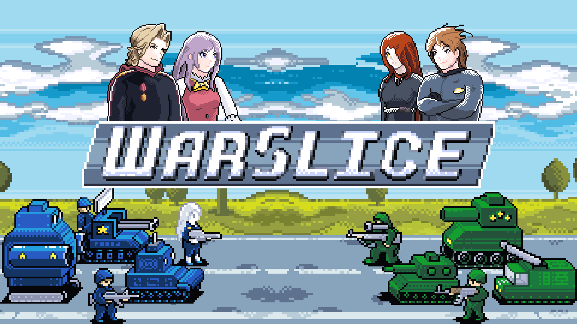 WarSlice key art with logo